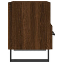 vidaXL 2 db barna tölgyszínű szerelt fa éjjeliszekrény 40x35x47,5 cm