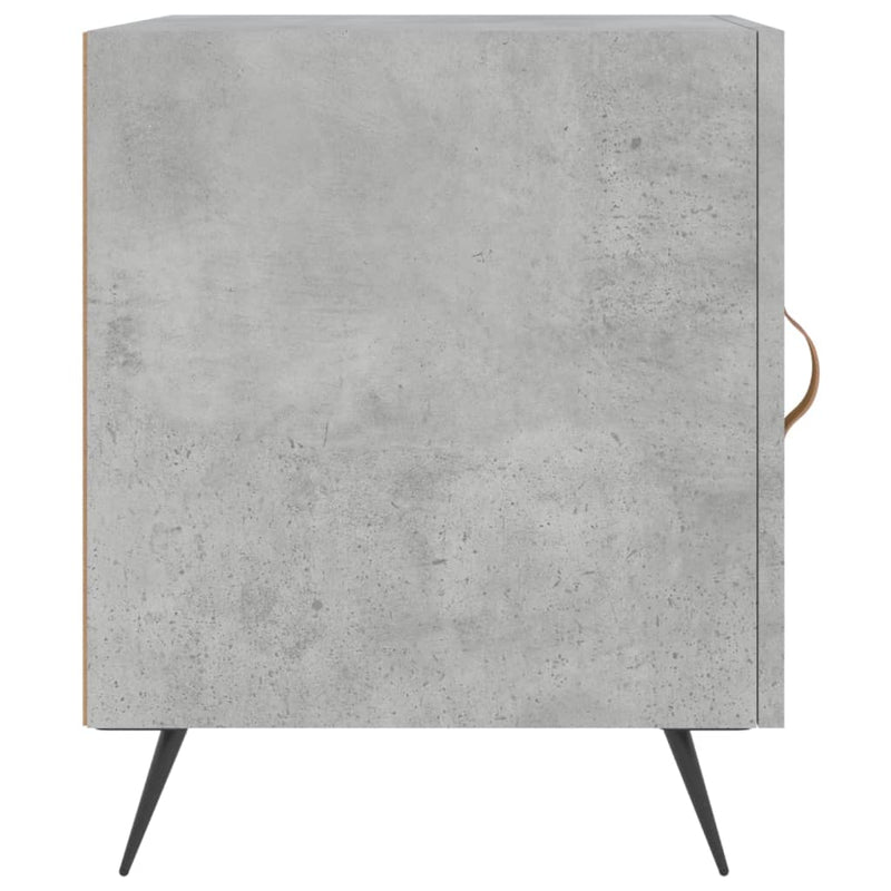 vidaXL betonszürke szerelt fa éjjeliszekrény 40 x 40 x 50 cm