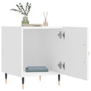 vidaXL 2 db fehér szerelt fa éjjeliszekrény 40 x 40 x 50 cm