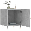 vidaXL 2 db betonszürke szerelt fa éjjeliszekrény 40 x 40 x 50 cm