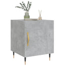 vidaXL 2 db betonszürke szerelt fa éjjeliszekrény 40 x 40 x 50 cm