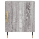 vidaXL szürke sonoma színű szerelt fa éjjeliszekrény 40x40x50 cm