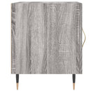 vidaXL szürke sonoma színű szerelt fa éjjeliszekrény 40x40x50 cm