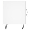 vidaXL fehér szerelt fa éjjeliszekrény 40 x 40 x 50 cm