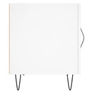 vidaXL 2 db fehér szerelt fa éjjeliszekrény 40 x 40 x 50 cm