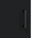 vidaXL 2 db fekete szerelt fa éjjeliszekrény 40 x 40 x 50 cm