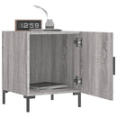 vidaXL 2 db szürke sonoma színű szerelt fa éjjeliszekrény 40x40x50 cm