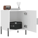 vidaXL fehér szerelt fa éjjeliszekrény 40 x 40 x 50 cm