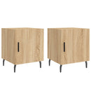 vidaXL 2 db sonoma tölgy színű szerelt fa éjjeliszekrény 40x40x50 cm