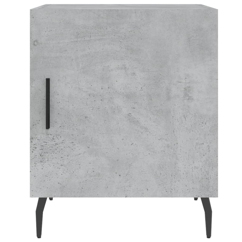 vidaXL betonszürke szerelt fa éjjeliszekrény 40 x 40 x 50 cm