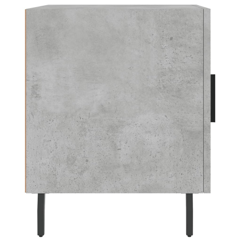 vidaXL betonszürke szerelt fa éjjeliszekrény 40 x 40 x 50 cm