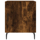 vidaXL 2 db füstös tölgy színű szerelt fa éjjeliszekrény 40x40x50 cm