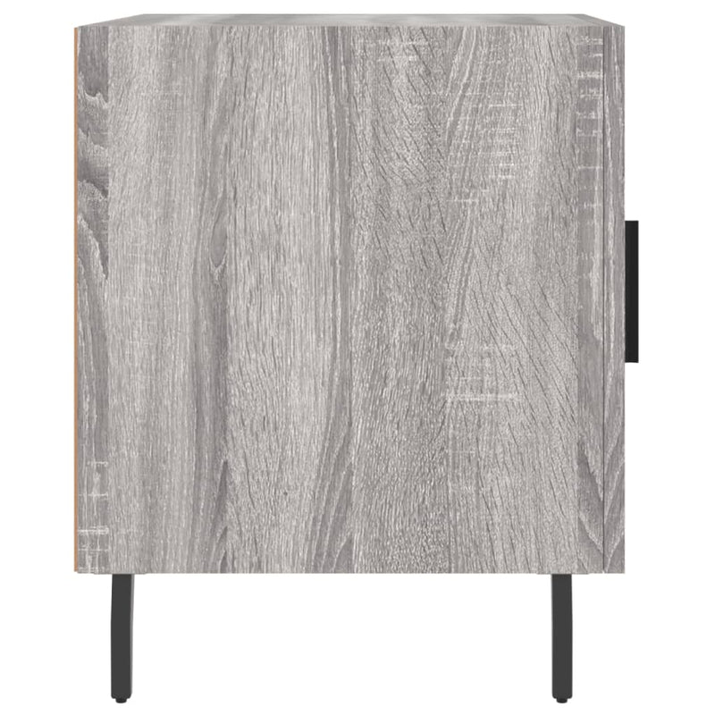 vidaXL 2 db szürke sonoma színű szerelt fa éjjeliszekrény 40x40x50 cm