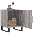 vidaXL szürke sonoma színű szerelt fa éjjeliszekrény 40x40x50 cm