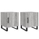 vidaXL 2 db szürke sonoma színű szerelt fa éjjeliszekrény 40x40x50 cm