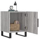 vidaXL 2 db szürke sonoma színű szerelt fa éjjeliszekrény 40x40x50 cm