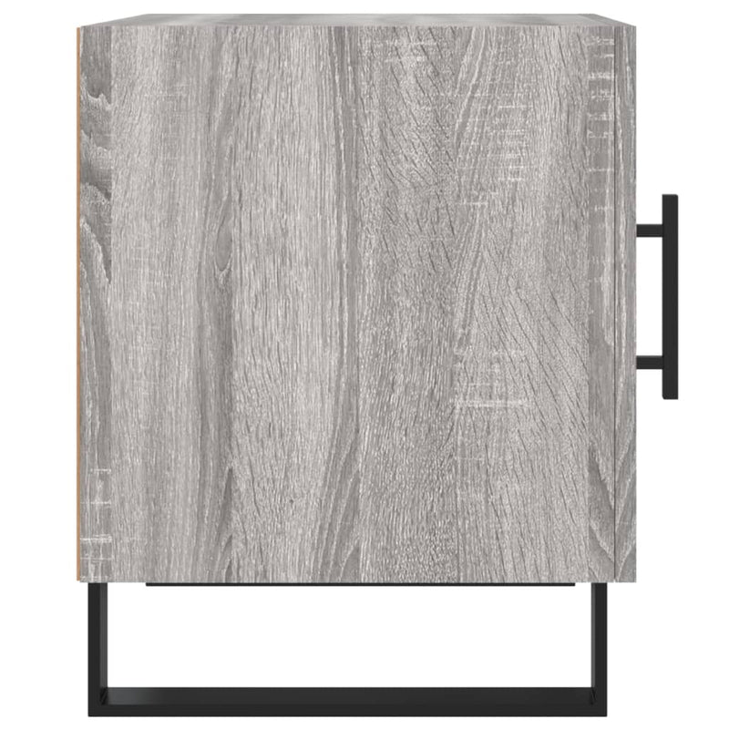 vidaXL 2 db szürke sonoma színű szerelt fa éjjeliszekrény 40x40x50 cm