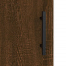 vidaXL 2 db barna tölgyszínű szerelt fa éjjeliszekrény 40 x 40 x 50 cm