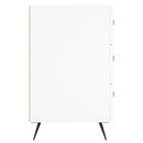 vidaXL fehér szerelt fa éjjeliszekrény 40 x 40 x 66 cm