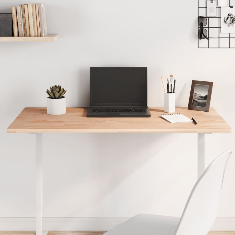 vidaXL tömör bükkfa téglalap alakú asztallap 100x50x1,5 cm