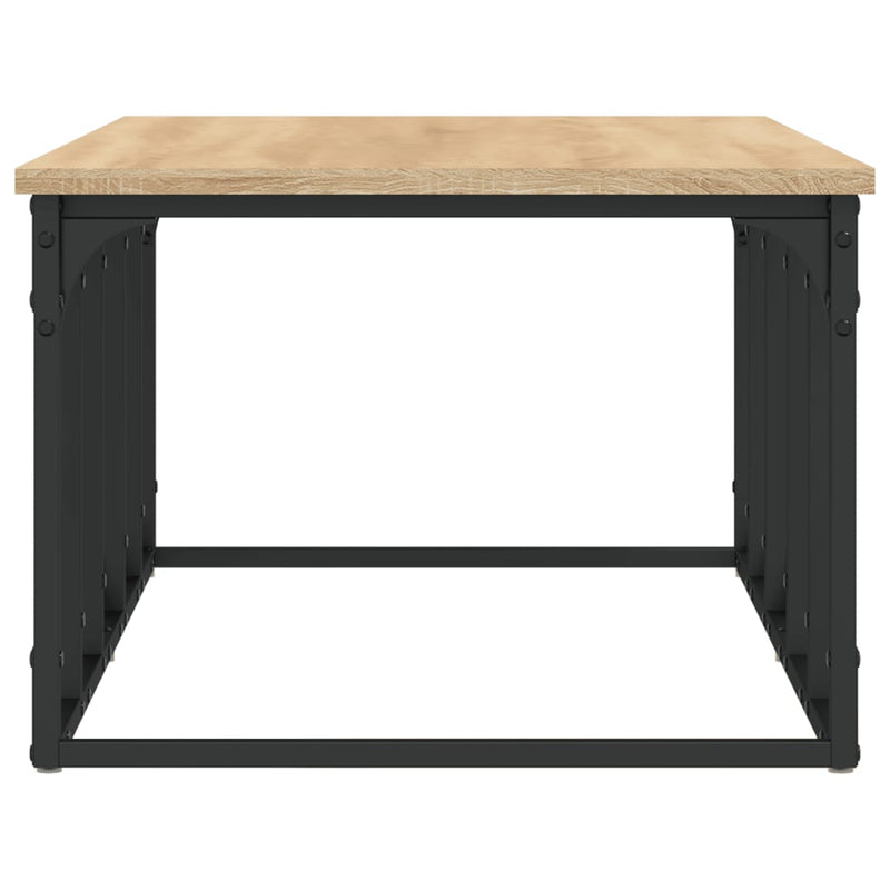 vidaXL sonoma tölgy színű szerelt fa dohányzóasztal 100 x 50 x 35,5 cm