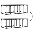 vidaXL szürke sonoma színű szerelt fa dohányzóasztal 100x50x35,5 cm