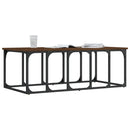 vidaXL barna tölgyszínű szerelt fa dohányzóasztal 100 x 50 x 35,5 cm