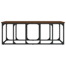 vidaXL barna tölgyszínű szerelt fa dohányzóasztal 100 x 50 x 35,5 cm