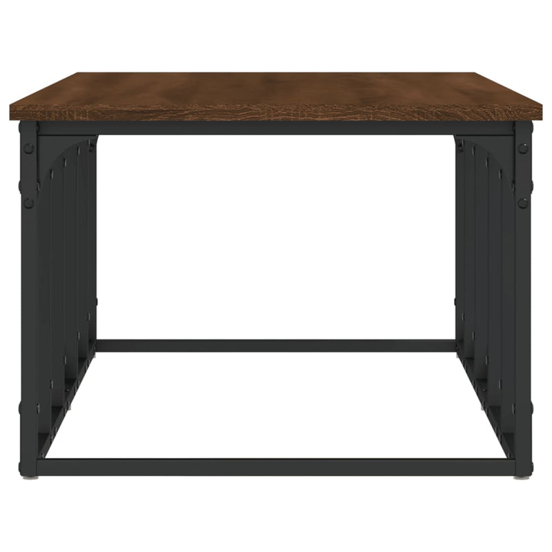 vidaXL barna tölgyszínű szerelt fa dohányzóasztal 100 x 50 x 35,5 cm