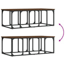 vidaXL barna tölgyszínű szerelt fa dohányzóasztal 100 x 50 x 35,5 cm