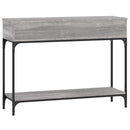 vidaXL szürke sonoma színű szerelt fa konzolasztal 100 x 30,5 x 75 cm