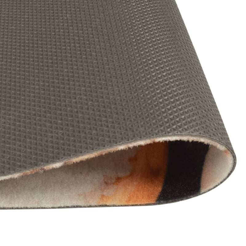vidaXL mosható zöldségmintás bársony konyhai szőnyeg 45x150 cm