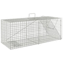 vidaXL horganyzott vas állatcsapda 64,5 x 25 x 26,5 cm
