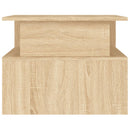 vidaXL sonoma tölgy színű szerelt fa dohányzóasztal 90 x 55 x 42,5 cm