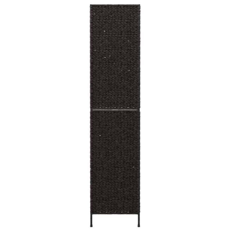 vidaXL fekete 4 paneles vízijácint térelválasztó 163x180 cm