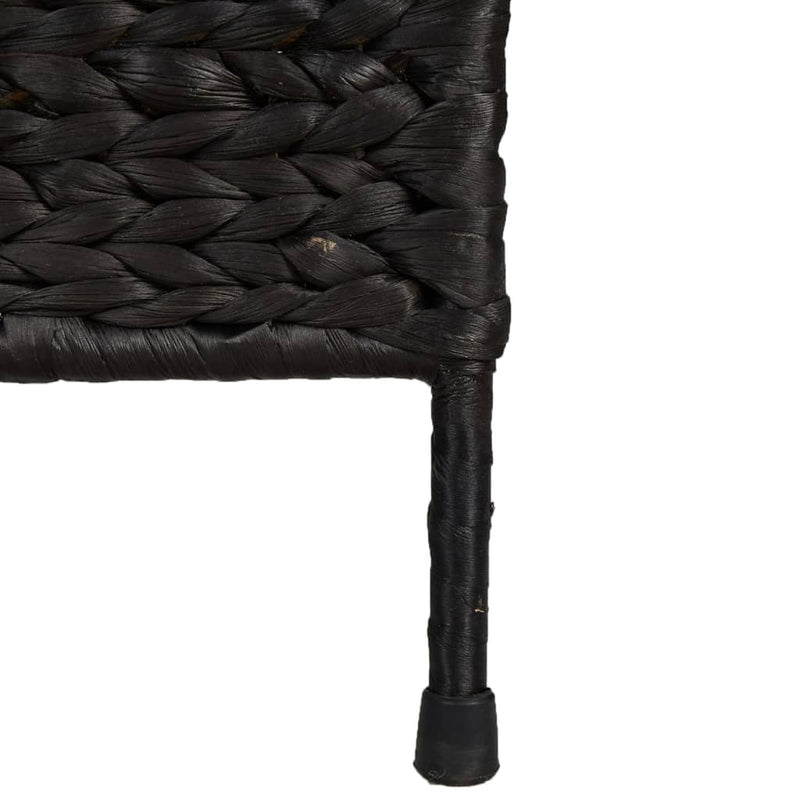 vidaXL fekete 4 paneles vízijácint térelválasztó 163x180 cm