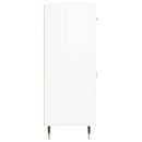 vidaXL magasfényű fehér szerelt fa tálalószekrény 69,5 x 34 x 90 cm