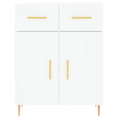 vidaXL fehér szerelt fa tálalószekrény 69,5 x 34 x 90 cm