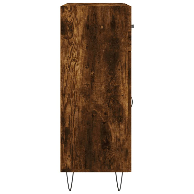 vidaXL füstös tölgy színű szerelt fa tálalószekrény 69,5 x 34 x 90 cm