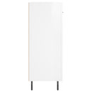 vidaXL magasfényű fehér szerelt fa tálalószekrény 69,5 x 34 x 90 cm