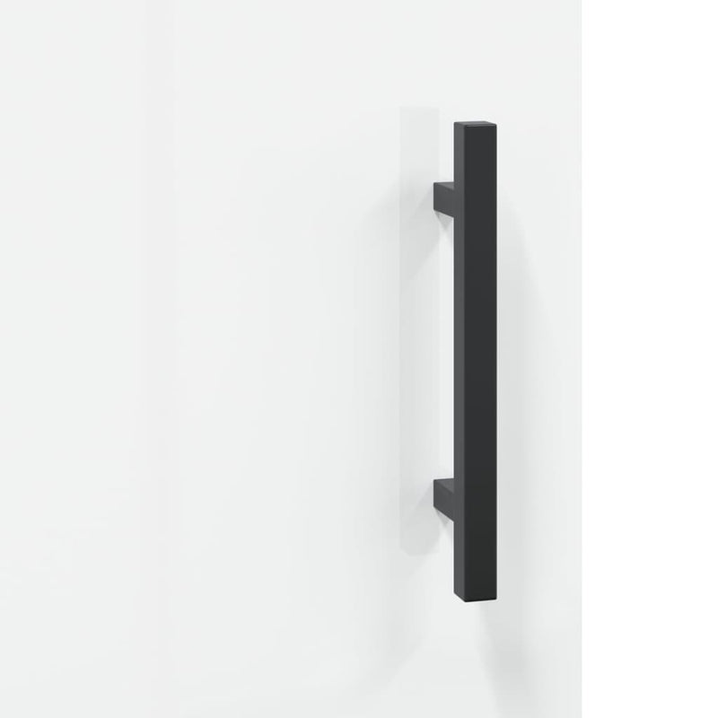 vidaXL magasfényű fehér szerelt fa tálalószekrény 69,5 x 34 x 90 cm