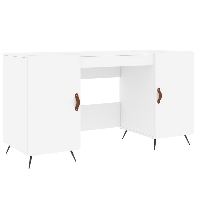 vidaXL fehér szerelt fa íróasztal 140 x 50 x 75 cm