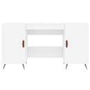 vidaXL fehér szerelt fa íróasztal 140 x 50 x 75 cm