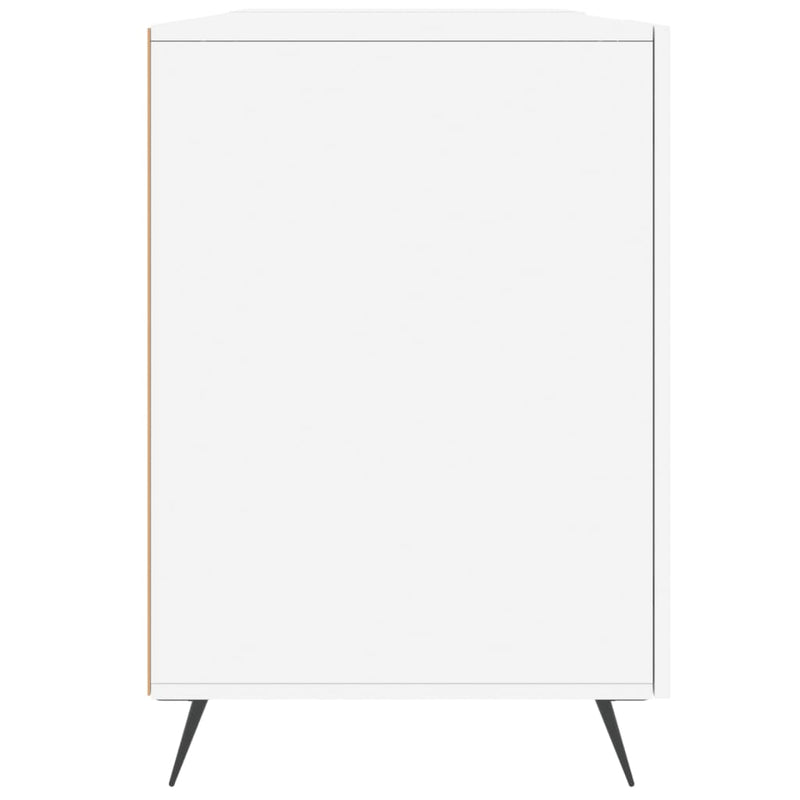 vidaXL fehér szerelt fa íróasztal 140 x 50 x 75 cm