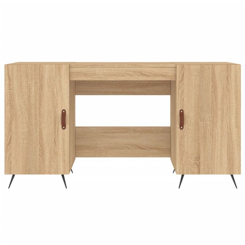 vidaXL sonoma tölgy színű szerelt fa íróasztal 140 x 50 x 75 cm