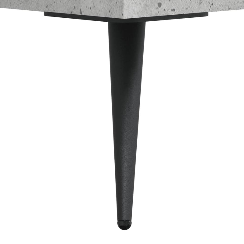 vidaXL betonszürke szerelt fa íróasztal 140 x 50 x 75 cm