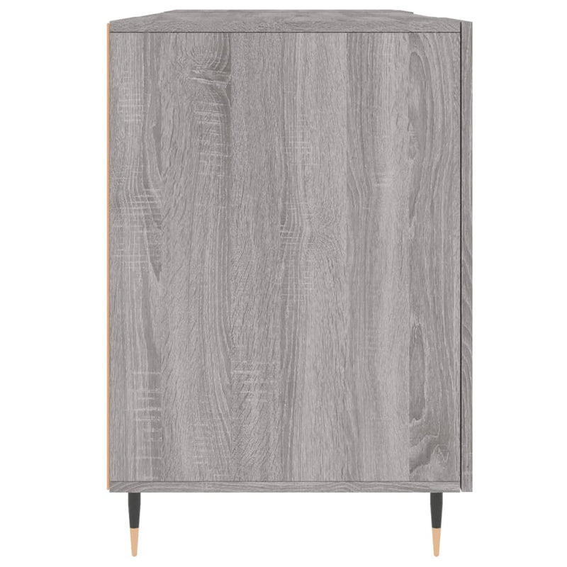 vidaXL szürke sonoma színű szerelt fa íróasztal 140x50x75 cm