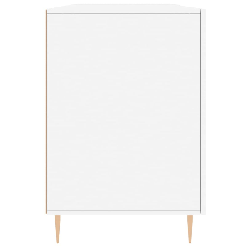 vidaXL fehér szerelt fa íróasztal 140 x 50 x 75 cm