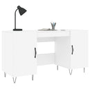 vidaXL fehér szerelt fa íróasztal 140 x 50 x 75 cm
