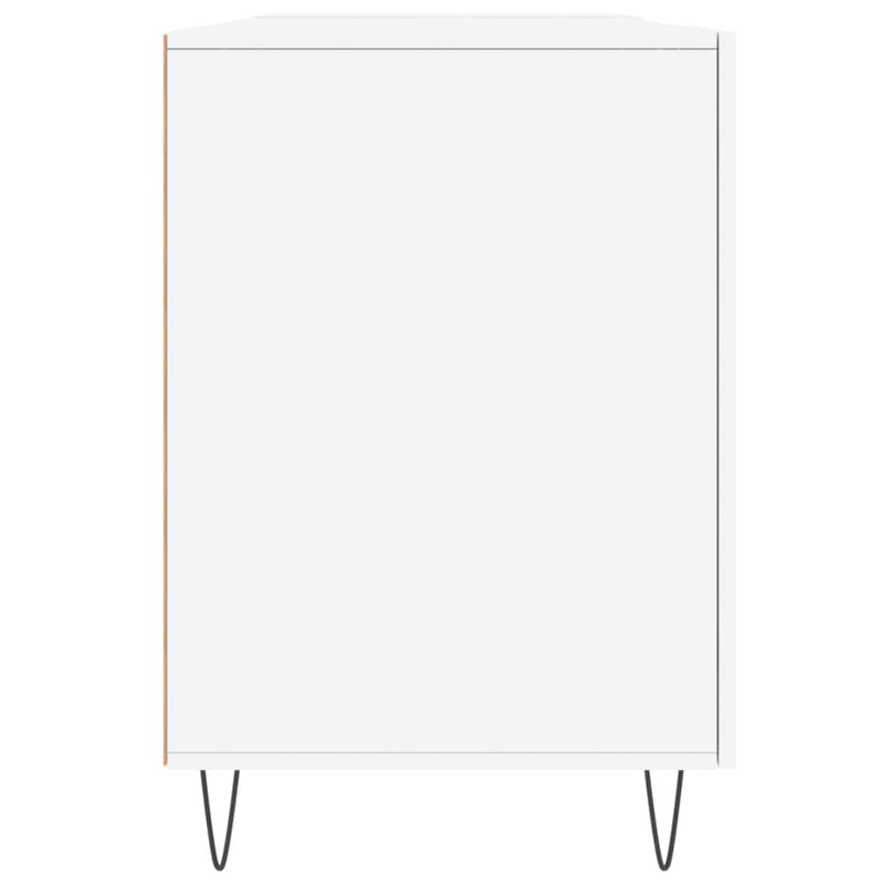 vidaXL fehér szerelt fa íróasztal 140 x 50 x 75 cm